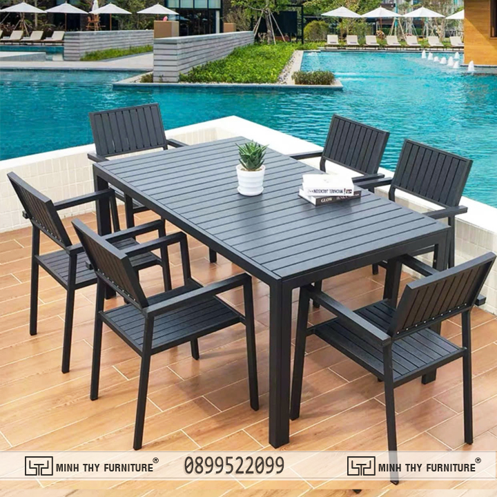 ban ghe ngoai troi polywood xu huong hien dai 1